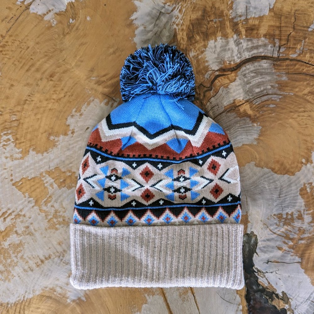 NEW United by Blue Recycled Novelty Pom Beanie